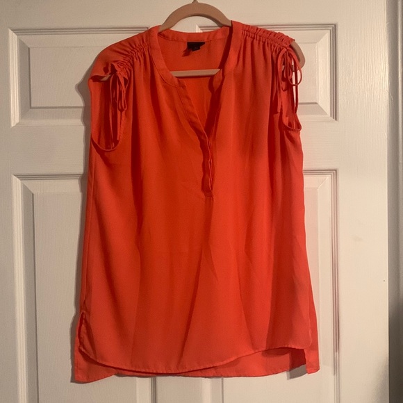 Worthington Tops - Coral Sleeveless Blouse